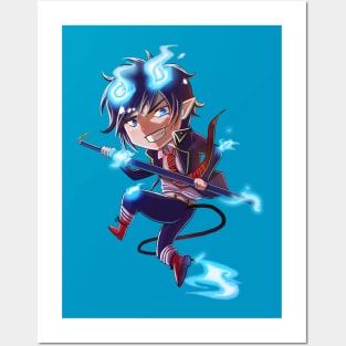 Chibi Blue Exorcist Posters and Art